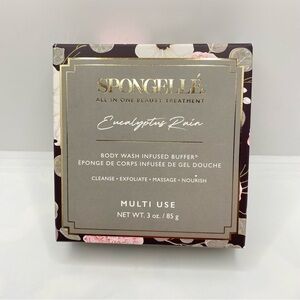 Spongelle Eucalyptus Rain Multi-Use Body Wash Infused Buffer 3 OZ New In Box